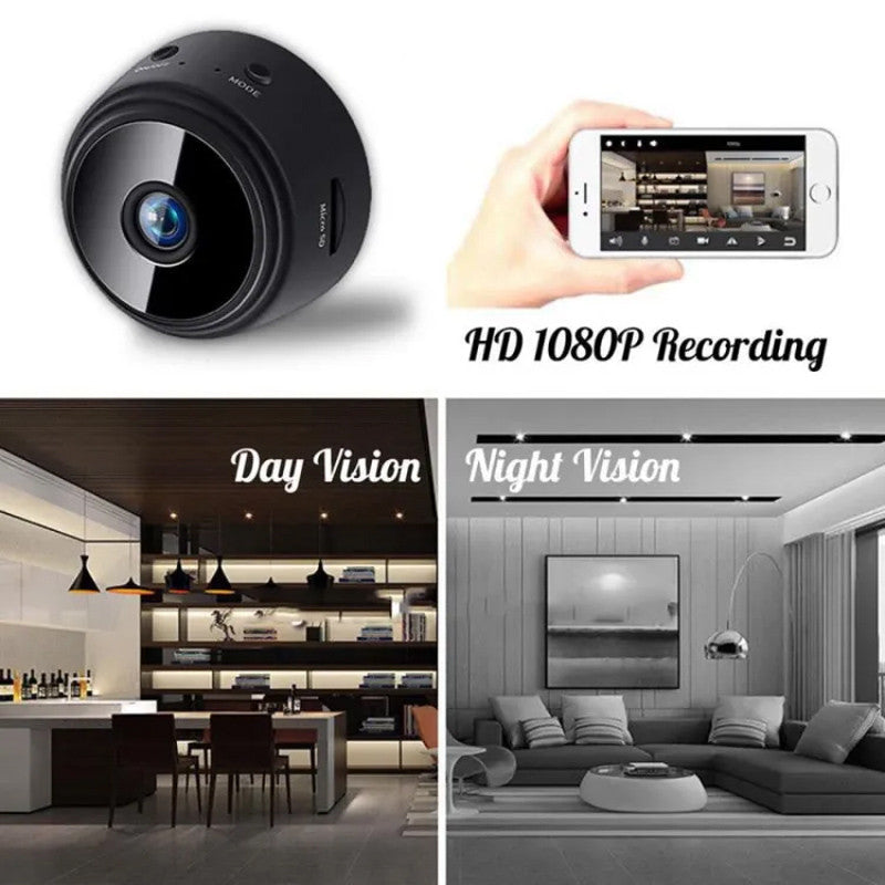 MINI CAMARA A9 1080p Inalámbrica Wifi Smart Home Vigilancia