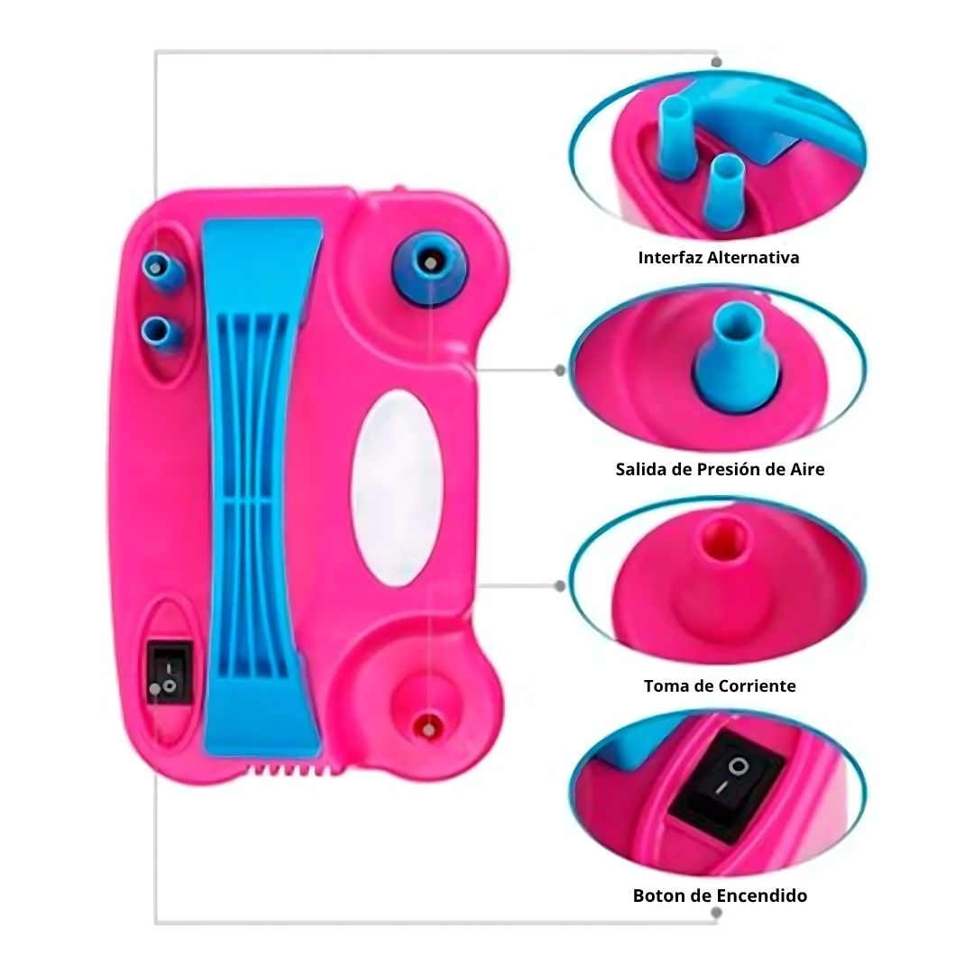 Maquina para inflar Globos Bomba