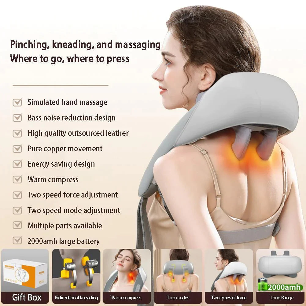 MASAJEADOR DE CUELLO AJUSTABLE