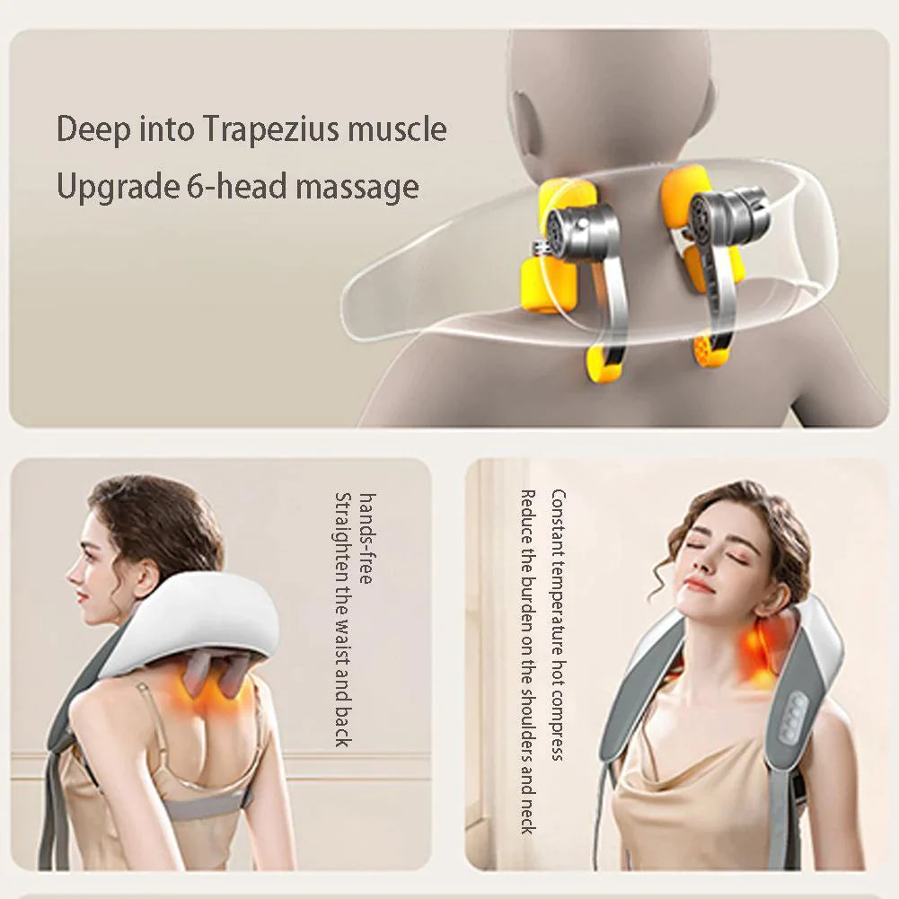 MASAJEADOR DE CUELLO AJUSTABLE