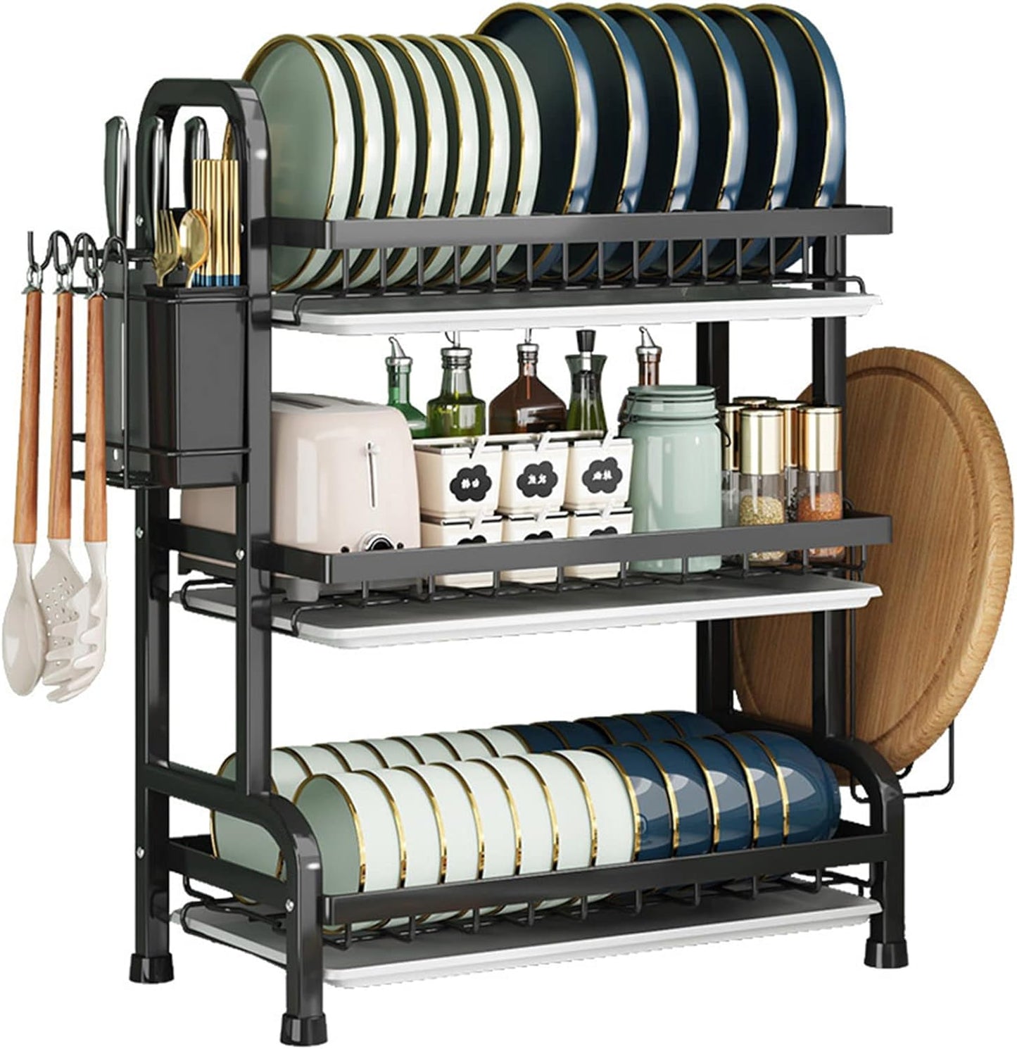 ESCURRIDOR DE PLATOS 3 NIVELES