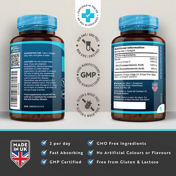 OMEGA 3 1200 MG X 60 SOFGEL