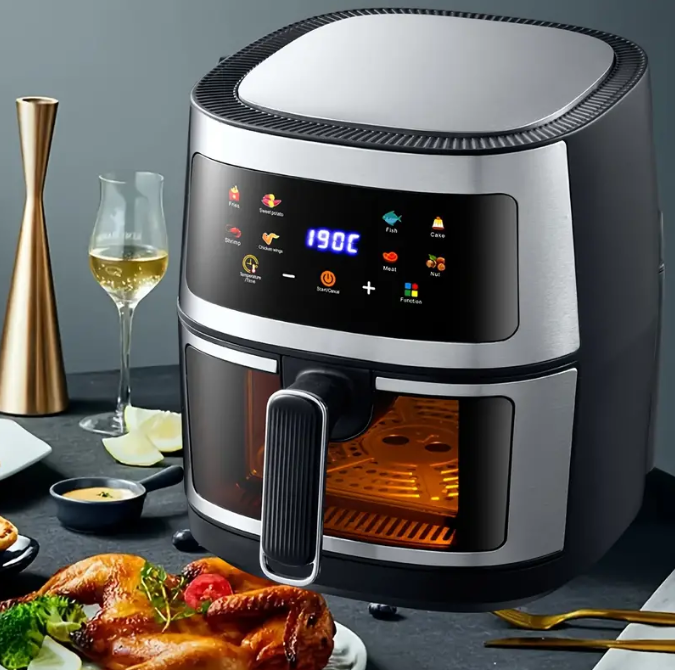 FREIDORA DE AIRE SILVER 8 LT 2400W ADZT-8