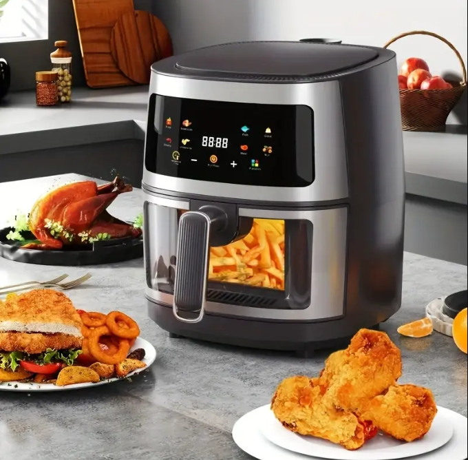 FREIDORA DE AIRE SILVER 8 LT 2400W ADZT-8