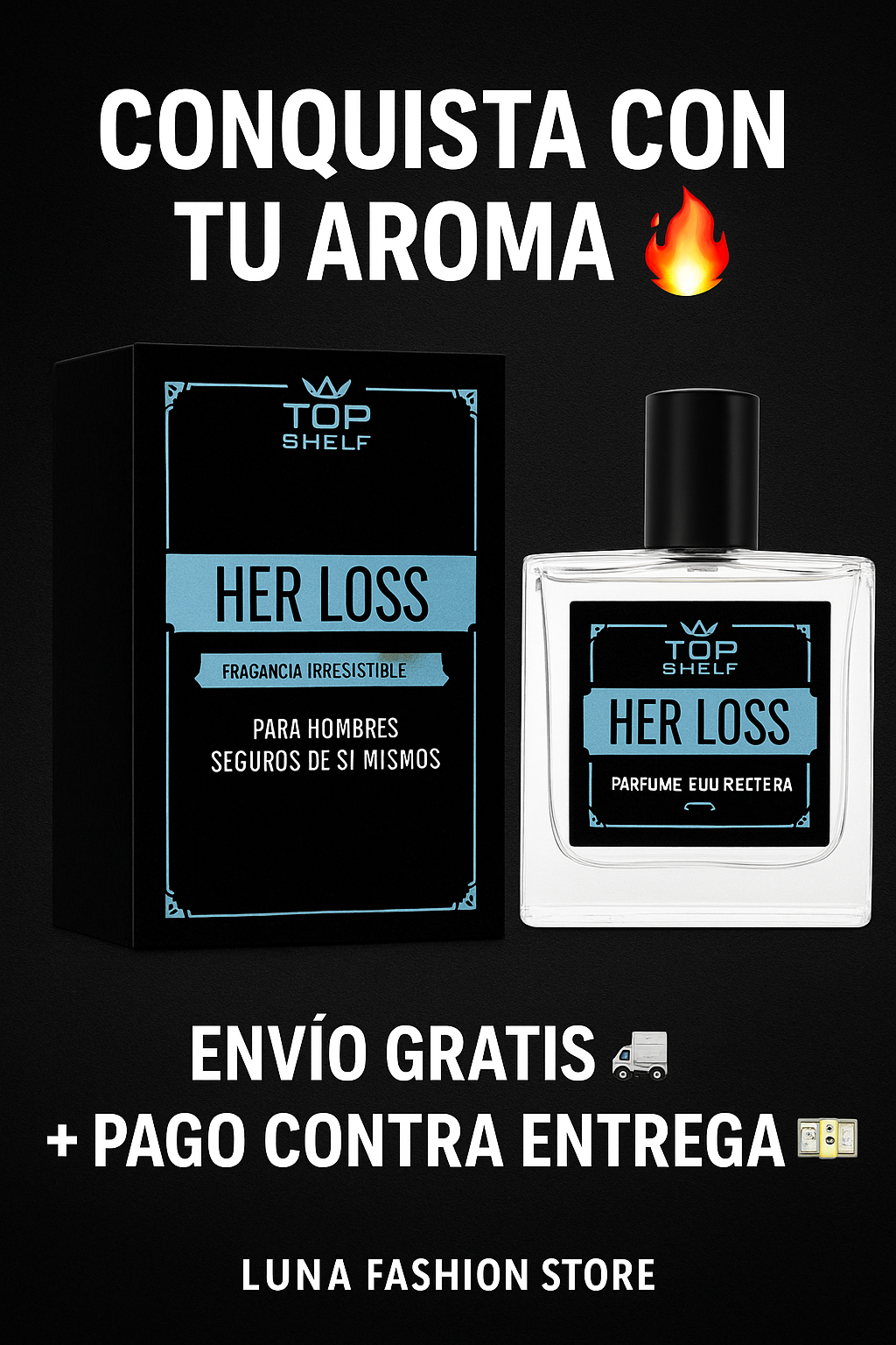 🌌 Perfume Masculino HER LOSS – Fragancia que Deja Huella