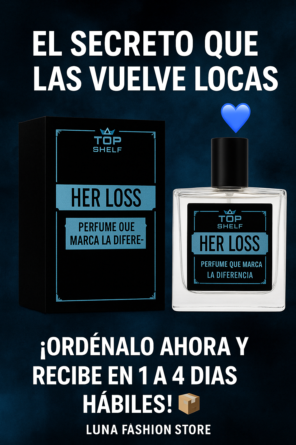 🌌 Perfume Masculino HER LOSS – Fragancia que Deja Huella