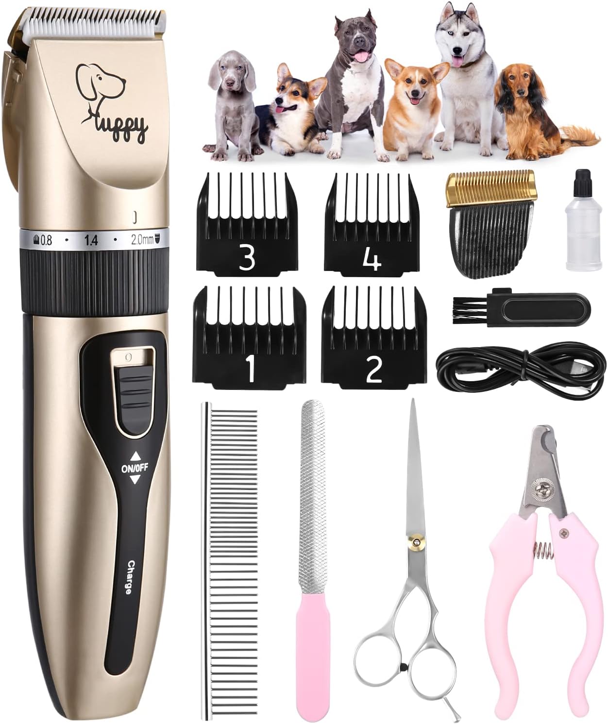 KIT DE PELUQUERIA PARA MASCOTA HAPPY PET