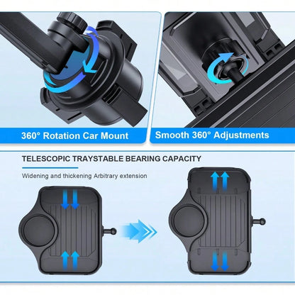 📱✨ Soporte Multifuncional para Móvil con Bandeja