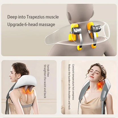 MASAJEADOR DE CUELLO AJUSTABLE